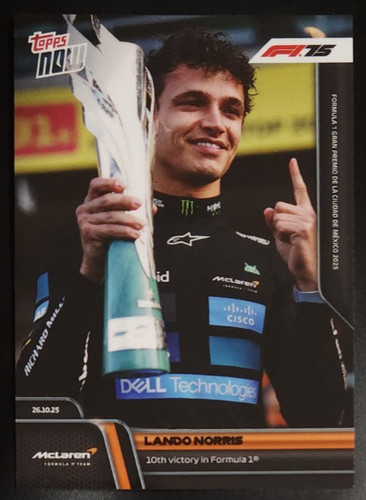 Lando norris 2025 topps now - norris,